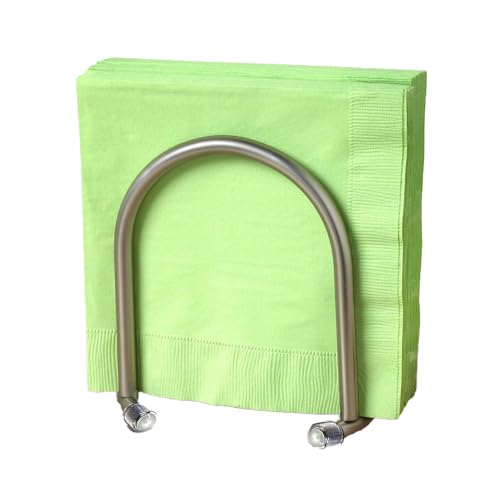 Fitwell Home Products FW423 Fitwell Napkin Holder, Metal Napkin For Kitchen Dining Table, Napkin Dispenser, Table Napkins Holder, Countertop Napkin Storage, Contemporary Upright Holder, Modern Din cover