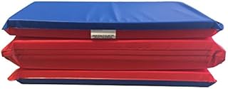 KinderMat, 1.5 Inch Thick, 4-Section Rest Mat, Red/Blue, Great for School, Daycare, Travel, and