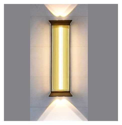 Applique d'extérieur lumière chaude spot haut et bas lampe de jardin 40cm