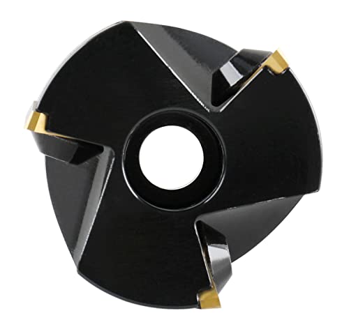 Image of Accusize Industrial Tools 2 inch Indexable Face Milling Cutter 90 Degree, Positive Rake with Inserts, 2508-0012 | 90 Deg Positive Rake, Right-Hand Cut, 3 TPG322 Inserts, 3 /4 in Bore