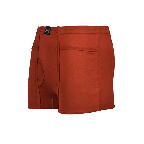 Image of ESSA Trend Men's Trunks with Pocket | Pack of 5 | 100% Super Combed Cotton, Mid Waist | Inner Elastic Waistband | Breathable Underwear, Innerwear | Solid (Multicolor)