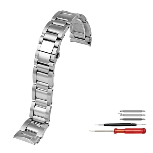 Bracelet montre acier inoxydable 23mm idéal pour le style urbain