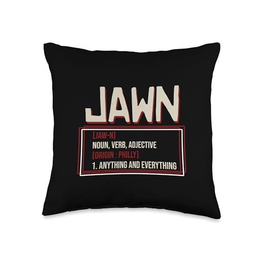 Funny Jawn Definition Noun Philly Slang | Cool Philadelphia Throw Pillow
