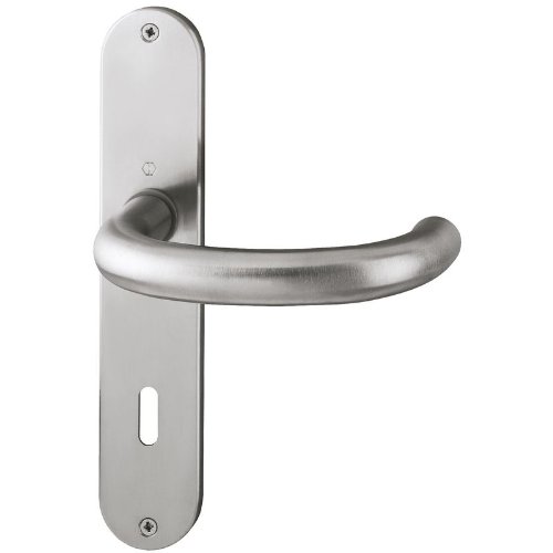 Hoppe 3097899 Göteborg - Manilla para puerta con bocallave (acero fino)