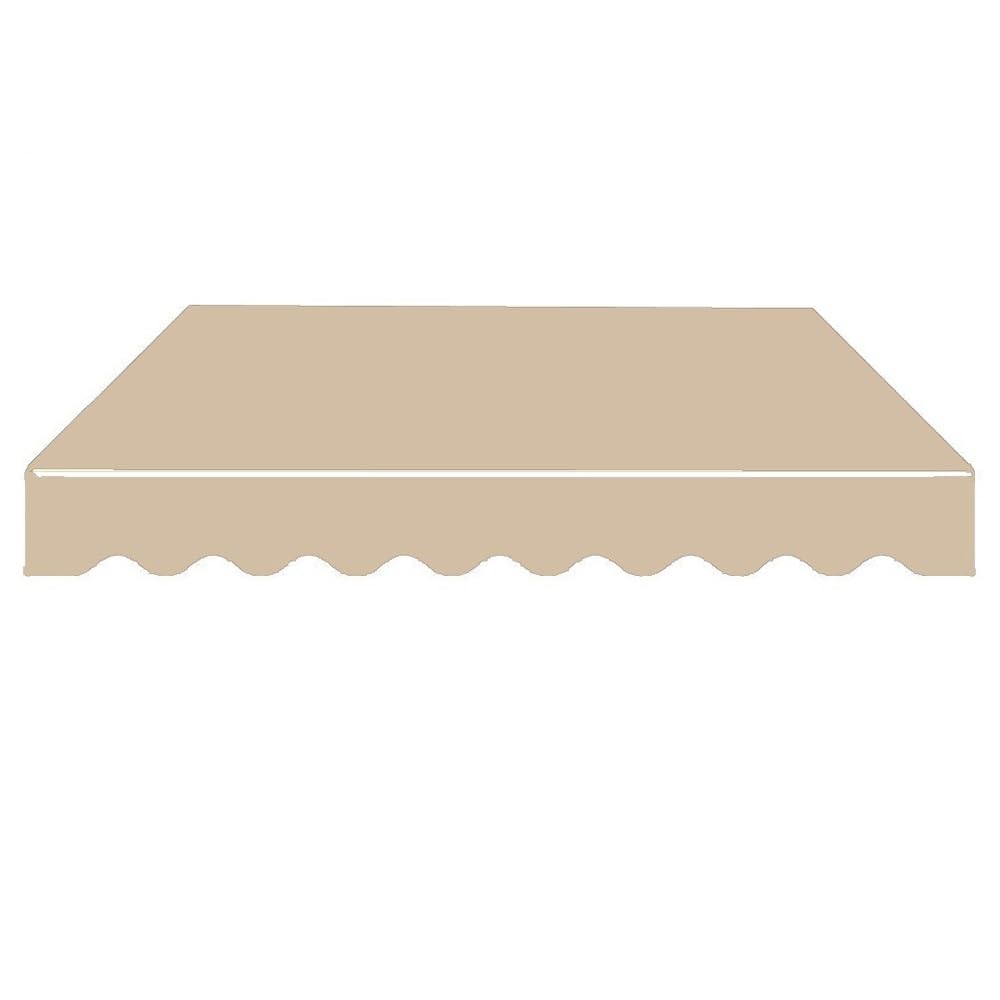 Toile imperméable pour balcon Sune ning 350x300cm tissu kaki résistant pour store rétractable
