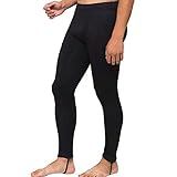 FELLOW 保温インナー エアーヒート 裏起毛 ロングパンツ メンズ サーフィン ウェットスーツ セミドライスーツ パンツ 防寒 起毛 インナー SUP ダイビング 日本規格 (ML)