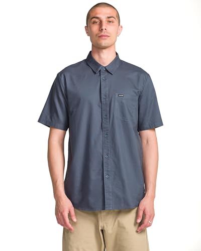 Volcom Men's Orion Short Sleeve Button Down Woven Shirt