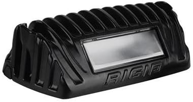 RIGID Black Scene Light, LED, 9-36V DC, Compatible with RV, Truck, Car & More, Scene Light with Wide Spread