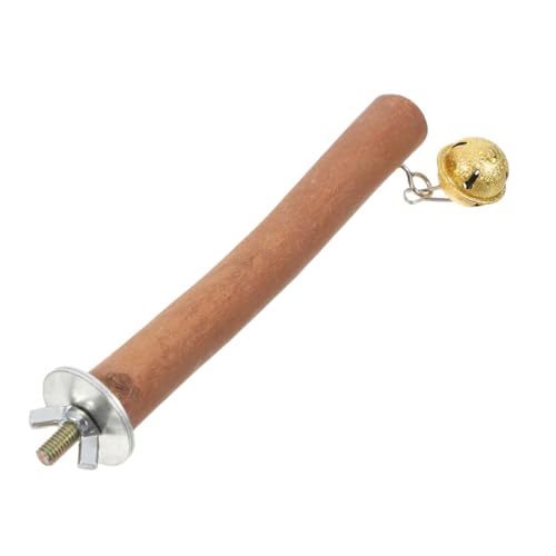 HAPINARY Bird Perch Stand for Parrots Comfortable Activity Holder Easy Installation Birdcage Accessory Engaging Playground for Parakeets Cockatiels and Budgies