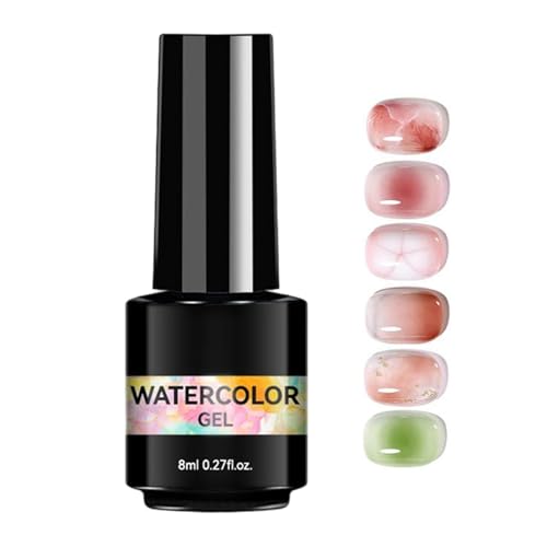 Gel De Flor - Herramientas De Manicura De Larga Duración 8ml - Gel Para Pintar Uñas Con Efecto De Difusión | Para Chicas Entusiastas De Manualidades Principiantes Manicuristas Salón En Casa