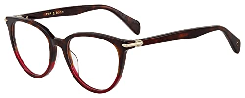 Lunettes de soleil RAG & BONE RNB3027 femme bordeaux écaille