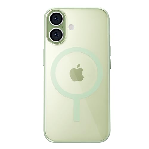 Image of GRIPP Flex Case Compatible with Mag-Safe for iPhone 17 | 6ft Drop-Tested with D30 Tech, Transparent Back, Scratch Resistant, Anti-Yellowing, Raised Camera Edges, Anti-Slip Back Cover - Green