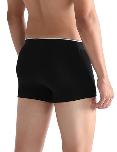 Image of U.S. Polo ASSN. Mens ET004 Anti Microbial Cotton Stretch Essential Underwear Trunk -Pack of 2