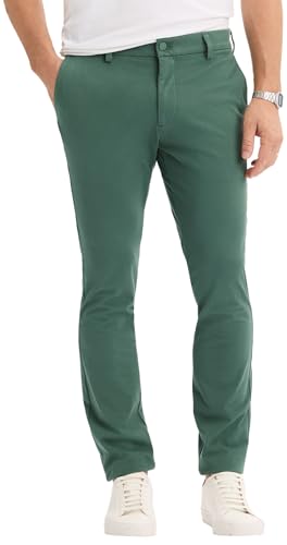Dockers Herren GO Active Flex Chino Skinny Pants, Duck Green, 38W / 32L