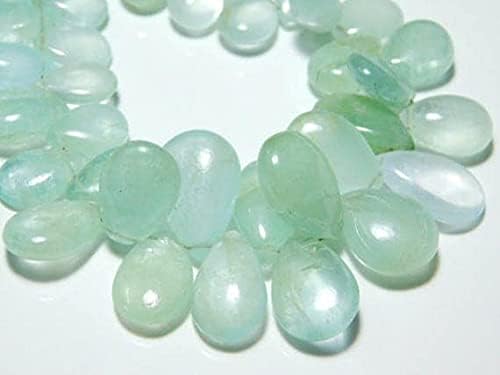 Aigue-marine en perles gouttes AAA pour la création de bijoux de luxe uniques - 4