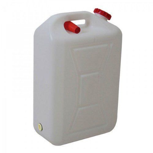 OZtrailJerry Can with Cap and Spout, 10 Litre Capacity, White