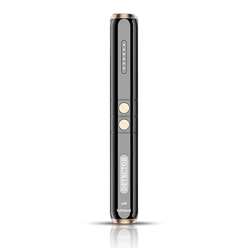 Hidden Camera Detectors – Small Anti Spy with Audio/Video GPS Tracker RF Detector for Wireless Cameras and Cars Tracking Device - Mini Travel Pen for Finding Voice Recorder Bug Devices (Small Size)
