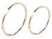 Produktbild Happiness Boutique Damen Rosegold Ringe im Zarten Design | Minimalist Ring Set 2 Bandringe Edelstahlschmuck