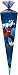 Produktbild Familando Ultimate Spiderman Schultüte 85cm 6-eckig Durchmesser ca 25cm incl. Spitze Spon Blau