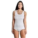 NOTTINGHAM CONFEZIONE 2 PEZZI CANOTTIERA SPALLA LARGA DONNA CALDO COTONE INTERLOCK - Disponibile nei colori Bianco e Nero