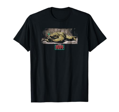 T-shirt Star Wars The Book of Boba Fett en coton noir pour adulte
