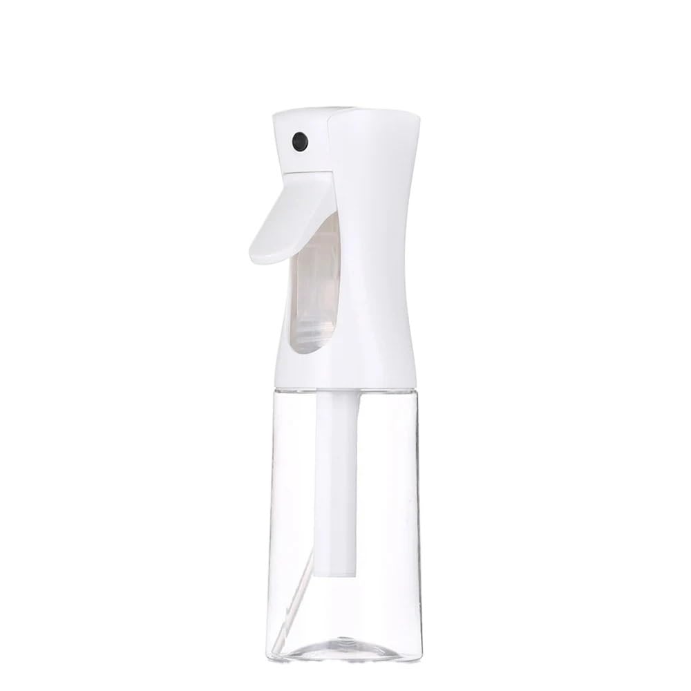 Udhsnjzg 200Ml White Clear Spray Bottles 200/300Ml Hairdressing Spray Bottles Refillable Plastic Sprayer High Continuous Pressure Water Bottle(200Ml White Clear)