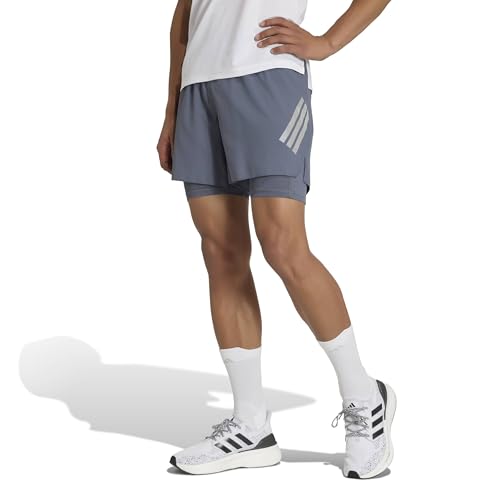 adidas Herren Adi365 Running Formotion Iconic 2In1 Shorts, Onix, 4XL – Ansicht 3