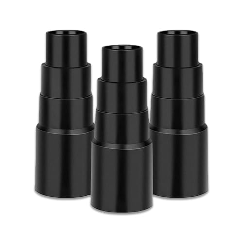 3 Pcs Universal Vacuum Adapter, Vacuum Clearner Adapter, Sander Dust Extraction Hose Adaptor for Power Tools,Sander Dust Extraction Hose Adaptor Circular Saw Reducer Accessories