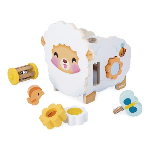 Janod cube multi-activités le cadeau d'éveil idéal en bois FSC
