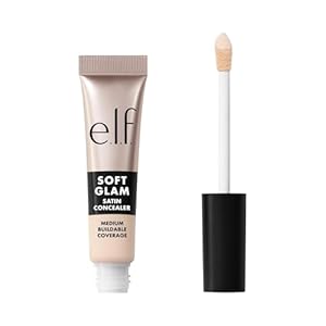 e.l.f. Soft Glam Satin Concealer, Medium Coverage For Blemishes & Under-Eye, Crease-Resistant, Long Lasting, Vegan & Cruelty-Free, 10 Fair Cool