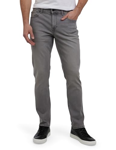 DKNY Jeans for Men - Premium Soft Slim Fit Mens Stretch Jeans Grey Mist