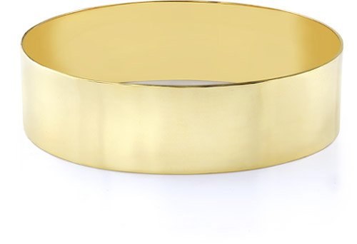14K Gold Flat Bangle Bracelet 19mm 3 4 Jewelry
