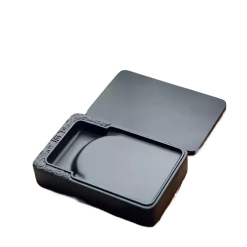 5inch Rectangular Inkstone with Lid - Traditional Chinese Calligraphy Ink