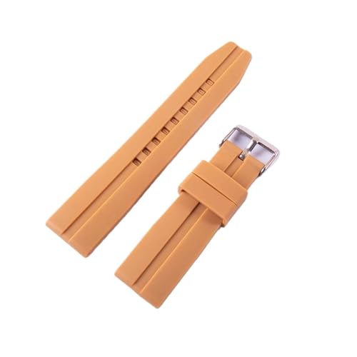 Bracelet montre caoutchouc 22mm anti-transpiration pour accessoires sport plein air homme