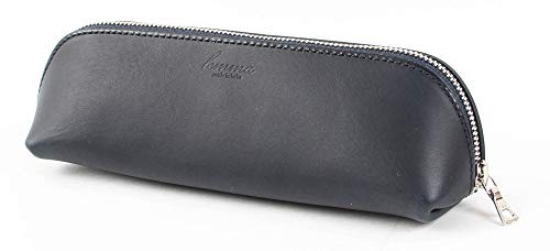 [lemma] ペンケース 筆箱 バルコペンケース barco 社会人 レンマ 本革 大容量 高校生 メンズ レディース ネイビーの商品画像（Amazon）