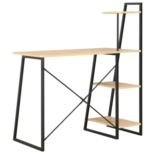 Bureau informatique avec étagère pour optimiser les petits espaces de travail - 6