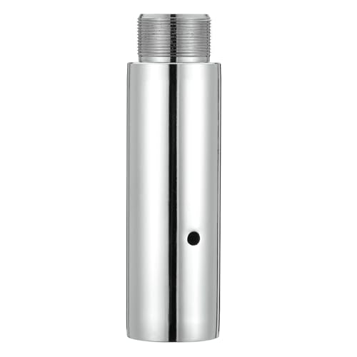 YELARXI Pole Extension for 45mm Dance Pole, Extending Tube Adjustable Professional Portable Removable Replacement, 5" & Silver & Stainless Steel -Fit for(Connect Dancing Pole Stripper)