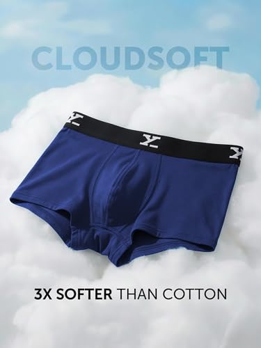 Image of XYXX Men's CloudSoft Micro Modal Trunks| Snug Fit, 4-Way Stretch & No-Marks Waistband Underwear for Man