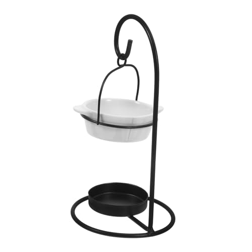 FUNOMOCYA Hanging Stove Aromatherapy Oil Burner Romantic Tealight Candle Warmer Delicate Ceramic Wax Burner Home Decor Accessory