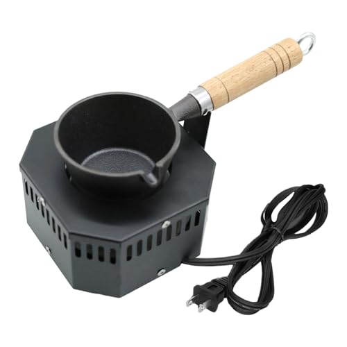 New Upgrade Electric Lead Melting Pot, Metal Melting Pot for Fishing Weight and Bullet Mold, 10 oz Capacity Electric Melting Pot with Melting Pot Separated from Quick and Efficient Melting Base
