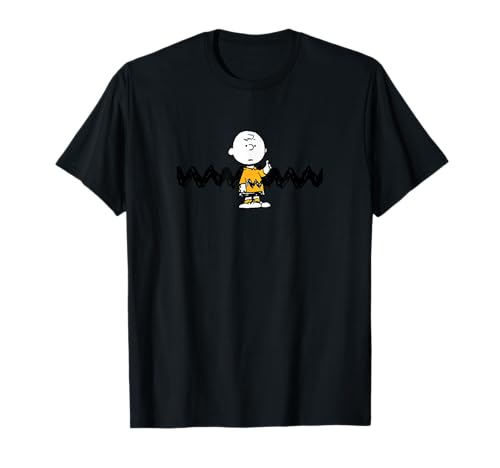 Charlie Brown Zigzag Clásico Camiseta