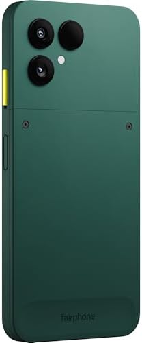 FAIRPHONE Gen.6, Modular Android Smartphone, 8GB/256GB, 50MP AI Camera, AI Photo Edit, Google Gemini, Snapdragon 7s Gen 3, 120Hz OLED, Dual SIM, Replaceable Battery, Forest Green