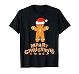 Photo Gallery maglietta natalizia con scritta "merry christmas" e scritta "gingerbread man" maglietta Photo Gallery maglietta natalizia con scritta "merry christmas" e scritta "gingerbread man" maglietta