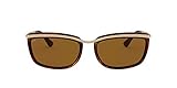 Designer Sunglasses Ray-Ban 0PO3229S Occhiali da Sole, Marrone (Havana), 60.0 Uomo