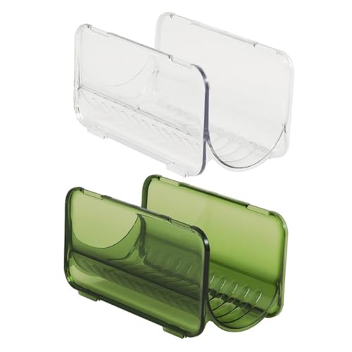 Ciieeo 2pcs Cup Rack Beverage Refrigerators Water Bottle Organizer for Cabinet Wine Storage Organizers Clear Water Bottles Wine Bottle Storage Stand Fridge Pp Cupboard Multi-layer Office