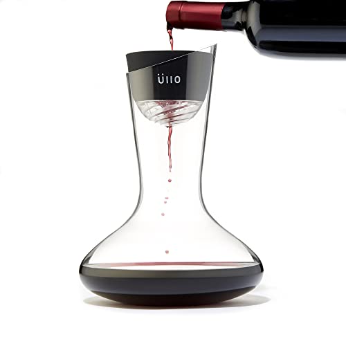 Ullo Wine Purifier With Hand Blown Decanter And 6 Selective Sulfite Filters, Restore The Natural Purity Of Wine #TOP1