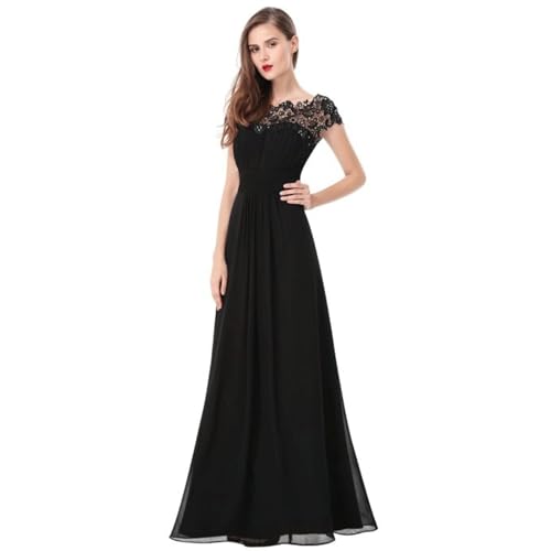Robe de bal longue haut de gamme en dentelle, création de soirée FGRID en tulle de soie fluide