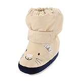 Estos bonitos botines para bebé están hechos con parte superior impermeable y suave forro de felpa cálido. un frío invierno imprescindible para tus niños o niñas.
