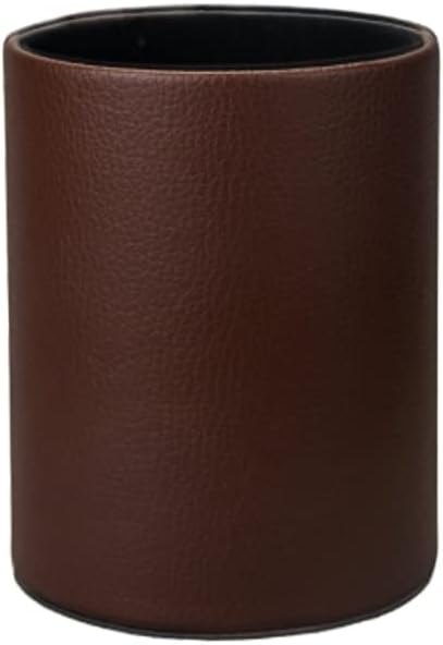 Portalápices para bolígrafos, contenedor de piel sintética, organizador de escritorio, decoración de tijeras, escritorio, oficina, hogar, escuela