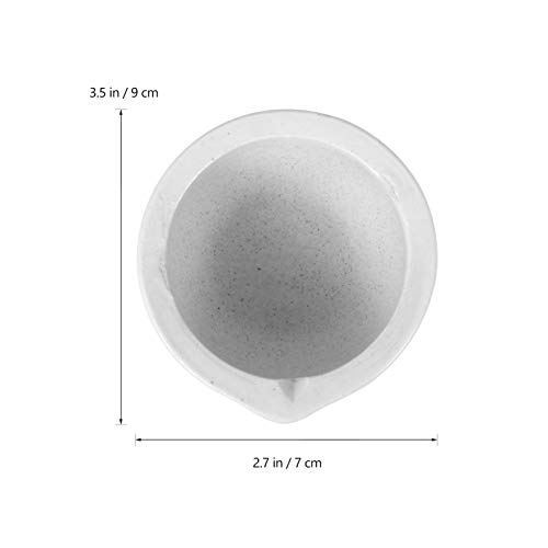VILLCASE 2 Conjuntos / 4 Unidades de Almofariz de Porcelana Pequeno Conjunto de Pilão de Cerâmica Pe
